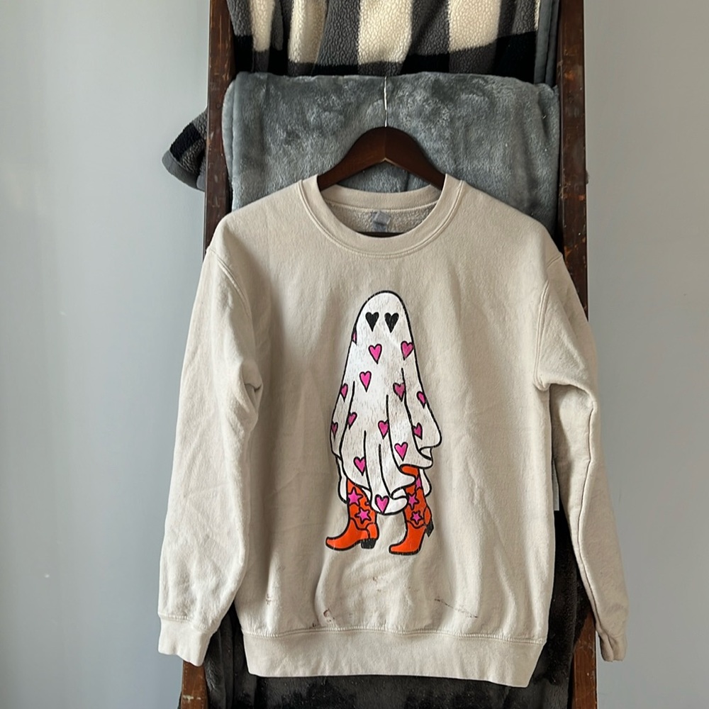 Graphic western crewneck